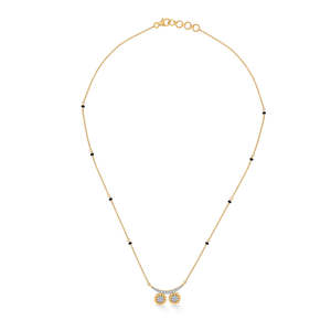 Mangalsutra Moderno de Oro y Diamantes Heritage Wati para Mujer - Product Image 2