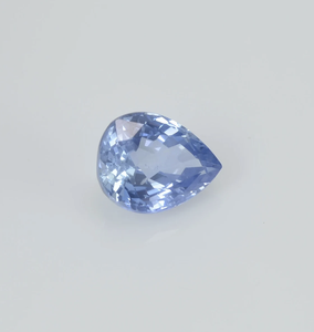 Saphir bleu naturel en forme de poire, taille facetée, pierre précieuse en vrac pour la fabrication de bijoux, prix d'usine, certifié - Product Image 2