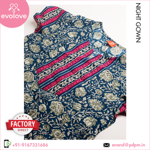 ชุดนอนยาวสำหรับผู้หญิงทำจากผ้าฝ้าย100% สามารถซักได้ป้องกันแบคทีเรีย4.8ดาวจัดเรตยอดเยี่ยม - Product Image 4