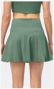 Jupe-short de golf en gros pour femmes, vêtements de yoga, jupe de tennis 2-en-1, culottes de sport, course, entraînement, fitness, tenue de sport pour la gym - Product Image 3