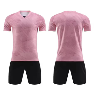 Maillots de football d'été pour hommes à séchage rapide, respirants, 100 % polyester, manches courtes, légers, extensibles dans quatre directions, personnalisables - Product Image 2