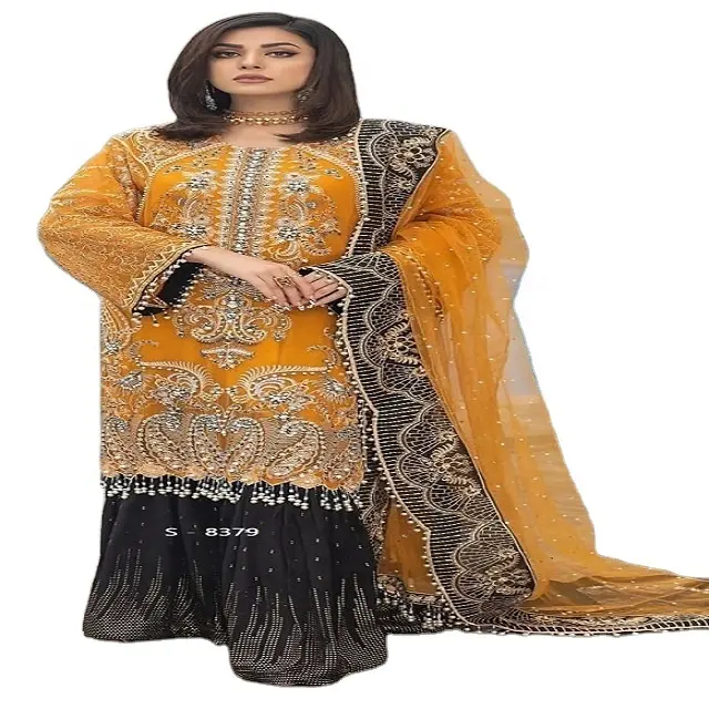 Son tasarım kadınlar pakistanlı şalvar elbise gelin Salwar Kameez hint tedarikçi ve ihracatçı parti ayıklamak için