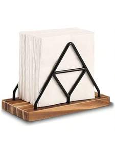 El servilletero de metal agrega elegancia y función a la mesa de comedor, la cocina o la encimera mantiene las servilletas organizadas y de fácil acceso - Product Image 2