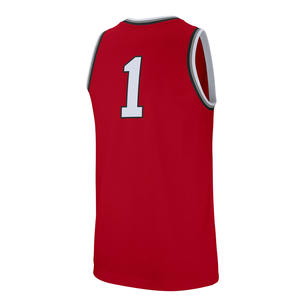 Camiseta de baloncesto transpirable con logotipo personalizado impreso de alta calidad/precios al por mayor Color sólido precios baratos camisetas de baloncesto - Product Image 2