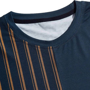 2025 Logo personalizado para hombre 100% algodón colección informal de verano de talla grande pantalones cortos térmicos conjuntos de camisetas cortas estampadas - Product Image 3