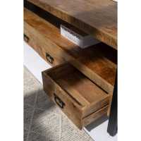 Octavia Console multimédia contemporaine en bois massif pour le salon, la chambre à coucher ou la salle à manger d'un hôtel-Design industriel