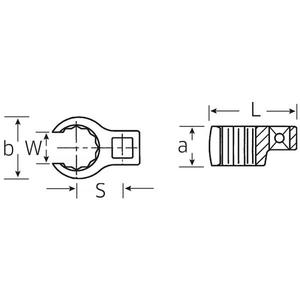 ประแจแหวน Stahlwille Metric Crow ขนาด 3/8 นิ้ว ทนทาน - Product Image 2
