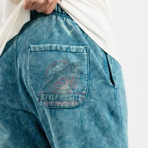Pakistan Made Cheap Price Solid Color Acid Wash <b>Trouser</b> High Quality Comfortable Men Casual <b>Trouser</b> - Product Image 4