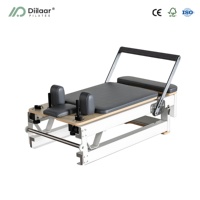 Reformer de Pilates pliable en alliage d'aluminium de haute qualité, gain de place