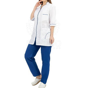 Uniformes de enfermera de manga corta, conjuntos de uniformes médicos, uniformes de hospital, uniformes médicos transpirables personalizados - Product Image 5