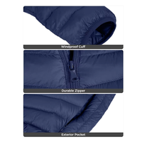 Veste d'hiver matelassée en toile avec fermeture éclair, grande taille, imperméable, écologique, style vintage, à capuche, logo personnalisé, vente en gros, légère et chaude