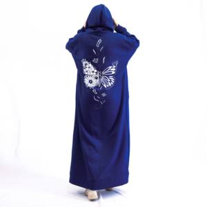 Custom Oversized Cotton Sweatshirt for Fall Winter Women's Modest Hoodie Zip for Gym Sportswear Muslim Girls' Long <b>Islamic</b> - Product Image 4