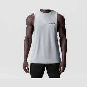 Débardeur de gymnastique de haute qualité pour hommes, avec technique lavée et trou, vêtements de sport confortables sans manches, dernier modèle disponible - Product Image 1