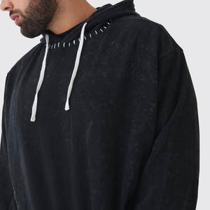 Sudadera con Capucha Extra Grande para Hombre, Precio Económico al por Mayor, Material de Algodón Grueso, Hecha para Venta en Línea - Product Image 3