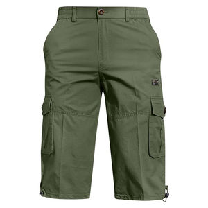 Pantalones cortos para hombre, novedad de verano, pantalones cortos informales hasta la rodilla para hombre, ropa de entrenamiento informal para correr - Product Image 1