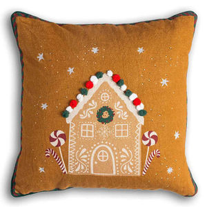 Elégant coussin tissé à la main conçu pour offrir à la fois confort et style Parfait pour décorer les canapés Chaises Configuration du lit Approvisionnement en vrac - Product Image 1