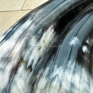 Authentic <b>Viking</b> Drinking Horn Food-Safe Agate <b>Cup</b> with Polished Iron Stand Best Quality Norse Decoration No Leaks - Product Image 3