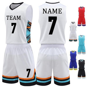 Ensemble d'uniformes de basket-ball de sport personnalisé Quickdry nouveaux kits d'uniformes de basket-ball de sublimation - Product Image 1