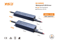 Alimentation LED ultra-compacte IP67 30W 60W 100W 200W 250W 300W, transformateur CC à tension constante 12V 24V 5A
