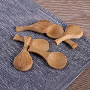 Té Café Cosmético Baño Sal Cocina Especias Medición Cucharas de madera Mini Cuchara de madera Desechable Cuchara de madera pequeña - Product Image 3