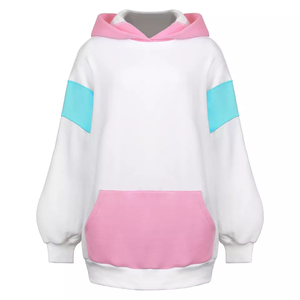 Custom Polyester/Cotton Fleece <b>Acid</b> Wash Oversized <b>Dropped</b> Shoulder Pullover Hoodies Autumn Breathable High Quality New Fashion - Product Image 2