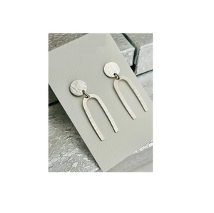 Pendientes de metal pequeños cuadrados de calidad premium, joyería de disfraz para el Festival Obon chino, novedad de septiembre de 1905, disponibles en línea. - Product Image 2