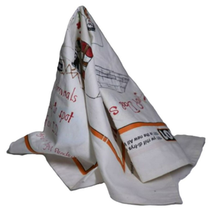 Serviettes de cuisine carrées en coton 100% écologiques en gros, logo imprimé personnalisé, jetables, florales, séchage rapide, hypoallergéniques - Product Image 5