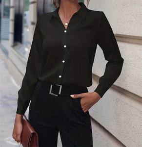 Chemises décontractées à séchage rapide personnalisées Chemises à manches longues pour femmes Chemises tendances de haute qualité en gros - Product Image 4