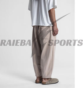 Pantalons de jogging sportifs unisexes légers personnalisés de qualité supérieure 2025, respirants, en toile, pour hommes, lavés, séchage rapide, écologiques - Product Image 3