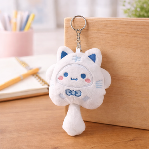 Llavero de Peluche de Gatito Blanco Personalizable con Relleno de Algodón PP, Diseño de Animal de Peluche Suave, Tamaño de 11CM-30CM, Regalos para Niños de 5 a 7 Años - Product Image 1