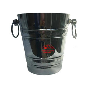 Refroidisseur à vin de style piédestal plaqué or avec supports pour la décoration de fête en boîte de nuit - Product Image 4