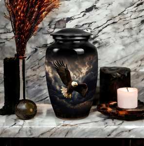 Personalized Soaring Eagle Urn <b>for</b> Human <b>Ashes</b> Decorative Modern Urn <b>for</b> Adults Eagle Memorial Urn Funeral <b>Ashes</b> <b>Keepsake</b> - Product Image 6