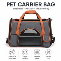 Sac de transport pour animaux de compagnie en tissu Oxford, léger, pour chat et chien, sac de voyage portable, sac de transport souple