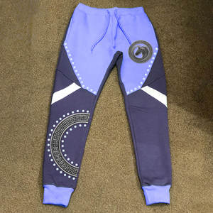 Vente en gros de pantalons de survêtement à blocs de couleurs pour hommes, jogging streetwear à la mode avec logo personnalisé, pantalons pour hommes délavés - Product Image 6