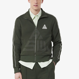 Sweat-shirts à capuche décontractés pour hommes avec fermeture éclair, logo personnalisé, haute qualité, respirant, écologique, tissu mélangé coton 300g - Product Image 4