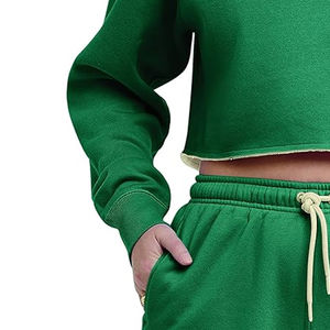 Tops Cortos para Mujer al por Mayor 2026, Sudadera con Capucha Personalizada, Sudadera de Forro Polar para Mujer, Sudadera con Capucha con Estampado Personalizado para Invierno - Product Image 5