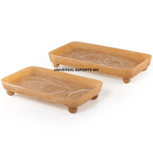 Ensemble de deux plateaux à chocolat de qualité supérieure support en résine plateau à chocolat de créateur fait à la main avec des caractéristiques les plus vendues élégantes - Product Image 5