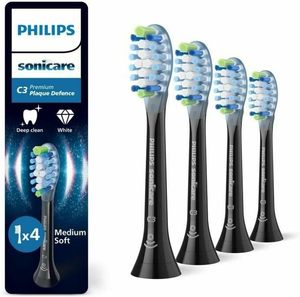 Têtes de brosse de rechange Philips Sonicare C3 Premium Plaque Defence Original, noires, lot de 4, HX9044/88 - Product Image 5