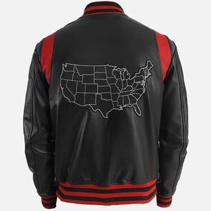 Chaquetas Cortavientos Varsity Personalizables de Primera Calidad para Hombre, Estilo Universitario, Hip Hop, Ropa Urbana y de Fiesta, Tela de Lona - Product Image 6