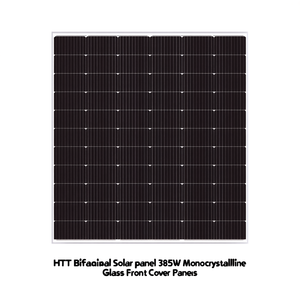 Panel Solar Bifacial HJT de 385W con Cubierta Frontal de Vidrio de Silicio Monocristalino - Product Image 2