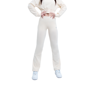 Cordoncino coreano doppio nove pantaloni da Yoga con taglio a vita alta Athleisure da donna ad asciugatura rapida a 4 vie elasticizzato leggero svasato ampio con coulisse - Product Image 5