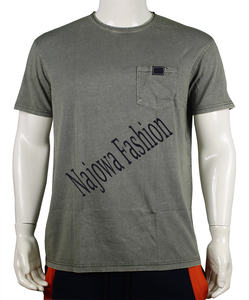 T-shirt pour homme de haute qualité, design personnalisé, production en gros, lavage à l'acide, 100% coton, respectueux de l'environnement, sérigraphie - Product Image 2