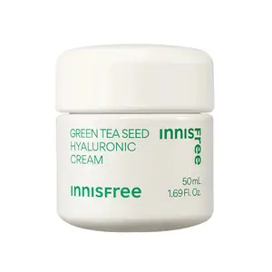 Innisfree Korean Manufacture Moisturizer Balancing Barrier Boosting Skincare Green Tea Seed Hyaluronic Acid Cream