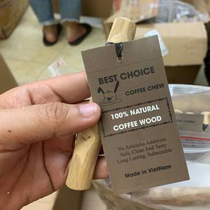 Juguete para perros de Vietnam, juguete para masticar de madera de café natural, precio competitivo - Product Image 2