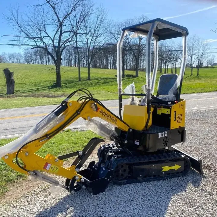 Mini Excavator 1 Ton Digger 13.5hp Gas Tracked Crawler B&S EPA Engine