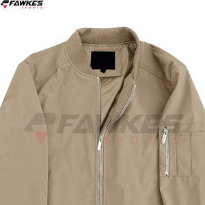 Chaquetas de bombardero de calidad única Chaquetas impermeables con cremallera Ropa informal para hombres Chaquetas de bombardero de diseño de alta calidad para hombres - Product Image 5