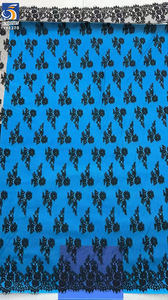 YX1270 Britanya'da Popüler Lüks Düşes Beyaz Düğün Dantel Kumaşı Dokuma Kirpik Dantel Kumaş Gelin İçin Çiçekler - Product Image 6