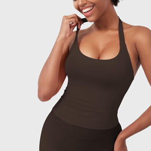 2025 nuevo diseño verano moda Casual sin mangas gimnasio correr Fitness músculo de talla grande mujeres camisetas sin mangas - Product Image 3