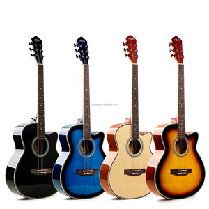 <span class=keywords><strong>Guitarra</strong></span> Acústica Eléctrica Negra de 40 Pulgadas, de la <span class=keywords><strong>Mejor</strong></span> Calidad y Económica - Product Image 3