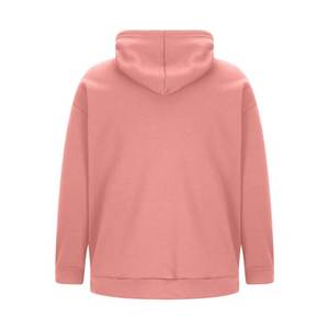 Automne hiver deux pièces ensemble hommes et femmes décontracté polaire chaud solide surdimensionné à capuche survêtement à manches longues Sport à capuche costume - Product Image 2